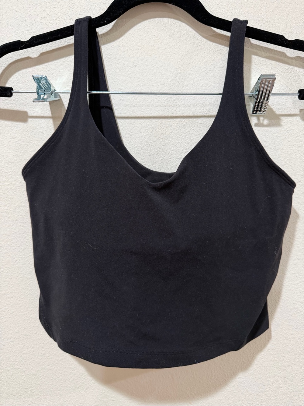 lululemon athletica Black Scoop-Neck Tank